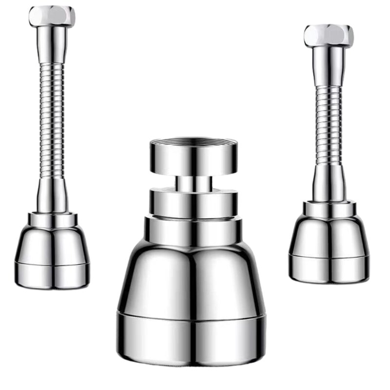Kitchen Sink Tap Spray Head 360 Rotatable Anti-Splashs Faucet Extender with Hose Sprayer Head Faucet Sprayer Attachment