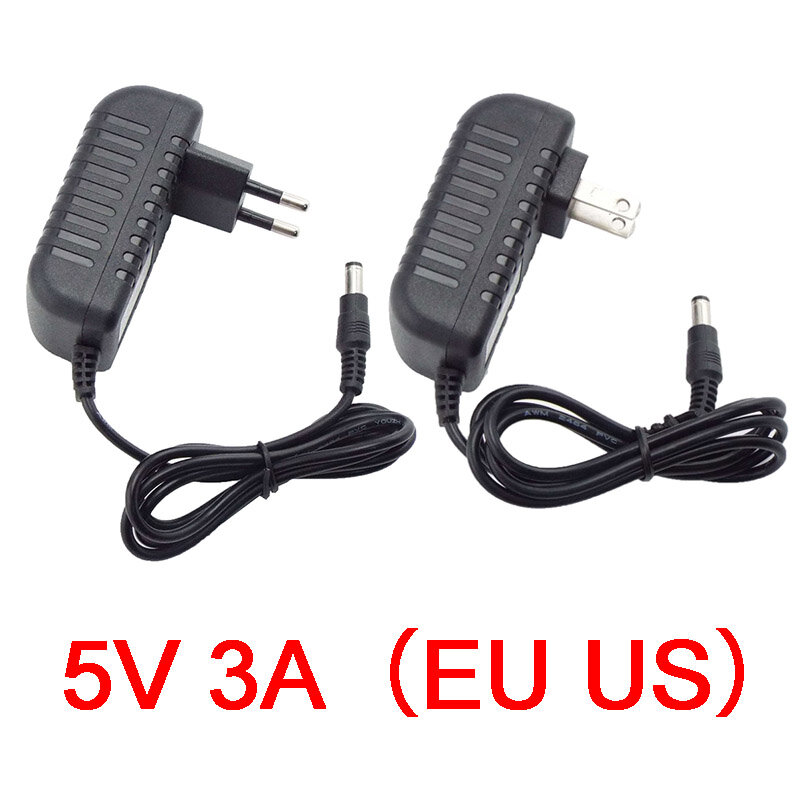 5V 3A 3000ma AC 100-240V to DC 5V 3A Adapter Power Supply Converter charger switchLed Transformer Charging   for CCTV Camera
