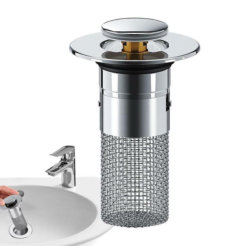 Bathtub Drain Strainer Pop Up Drain Strainer With Basket Plumbing Equipment For Odorless Sewer For Washbasins Toilets Kitchen