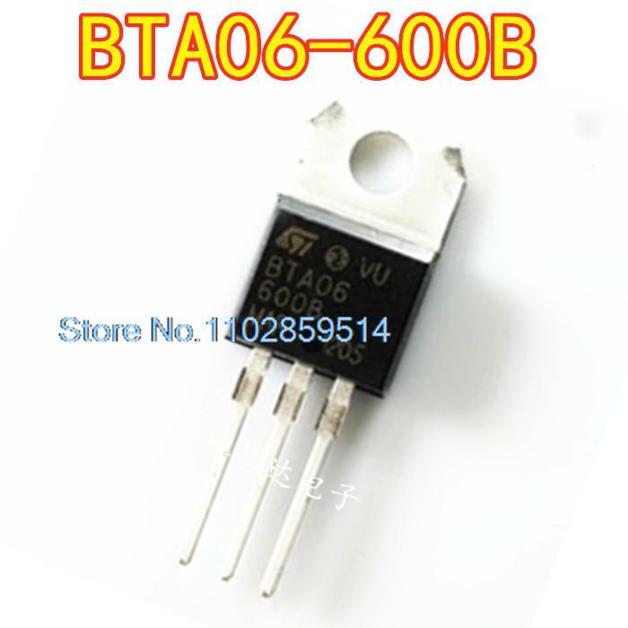20 pièces/uno BTA06-600B TO-220 snap600 V