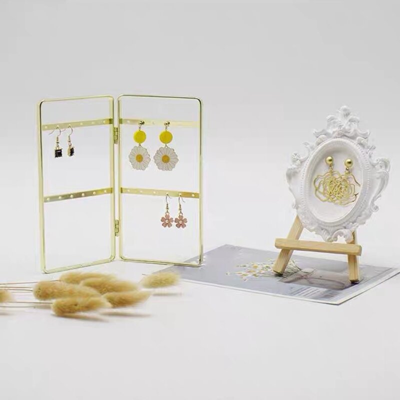 Grand support rangement bijoux, organisateur bijoux, présentoir bijoux élégant
