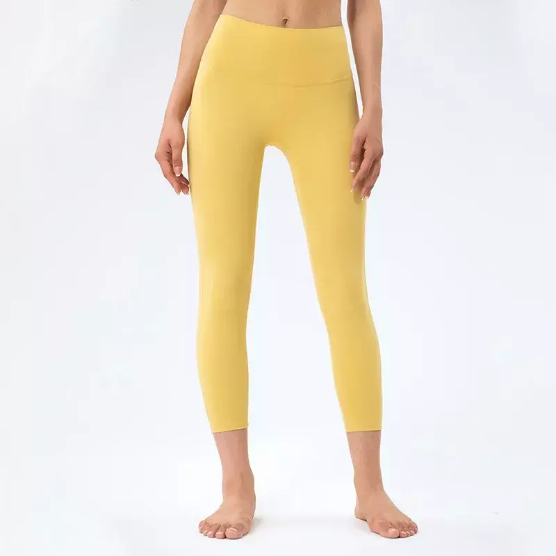 Calças de ioga com bolso para mulheres, cintura alta, sem costura, apertado, levantamento hip, esportes, fitness