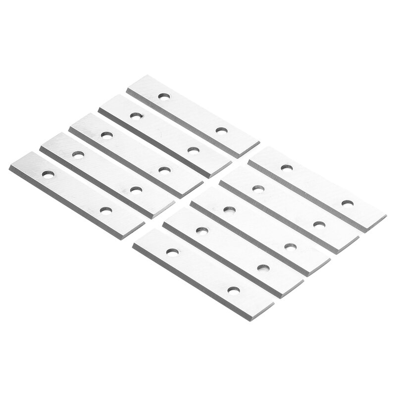 For Woodworking Carbide Reversible Insert Cutter 10pcs 50x12x1.5mm Blades Carbide Inserts Cutter Blades Square Professional