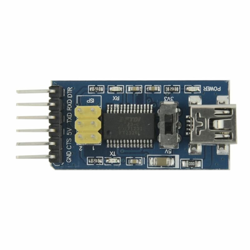 FT232RL FTDI Adaptor USB Ke TTL Modul Konverter 5V 3.3V