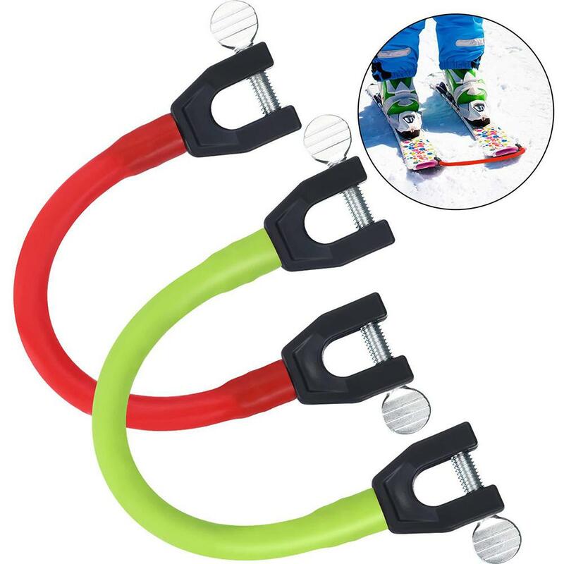 Winter Skiing Snowboard Connector Retractable Basic Turning Training Aid Ski Tip Connector For Beginners Dropship