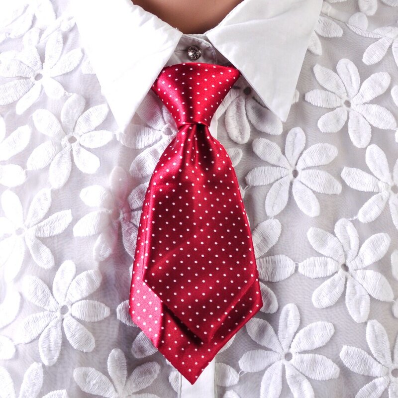 Gravata listrada ajustável para meninas e mulheres, gravata infantil, banquete, pré-amarrada, nova