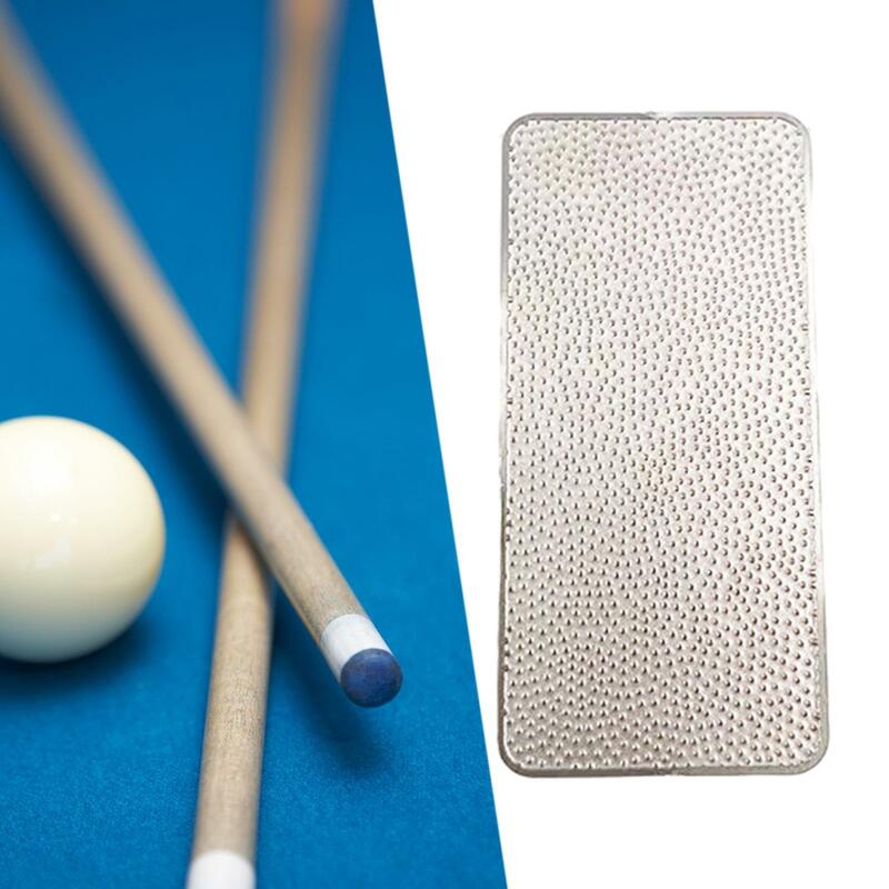 Snooker Pool Cue Tip Shaper, herramientas profesionales de mantenimiento suave, piezas Premium, accesorio de billar portátil de acero inoxidable