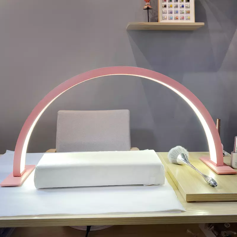 LOGO personalizzato anello ad arco lampada per Manicure a forma di U di oscuramento continuo LED Half Moon Lamp salone di bellezza Nail Arts Tattoo sopracciglio ciglia