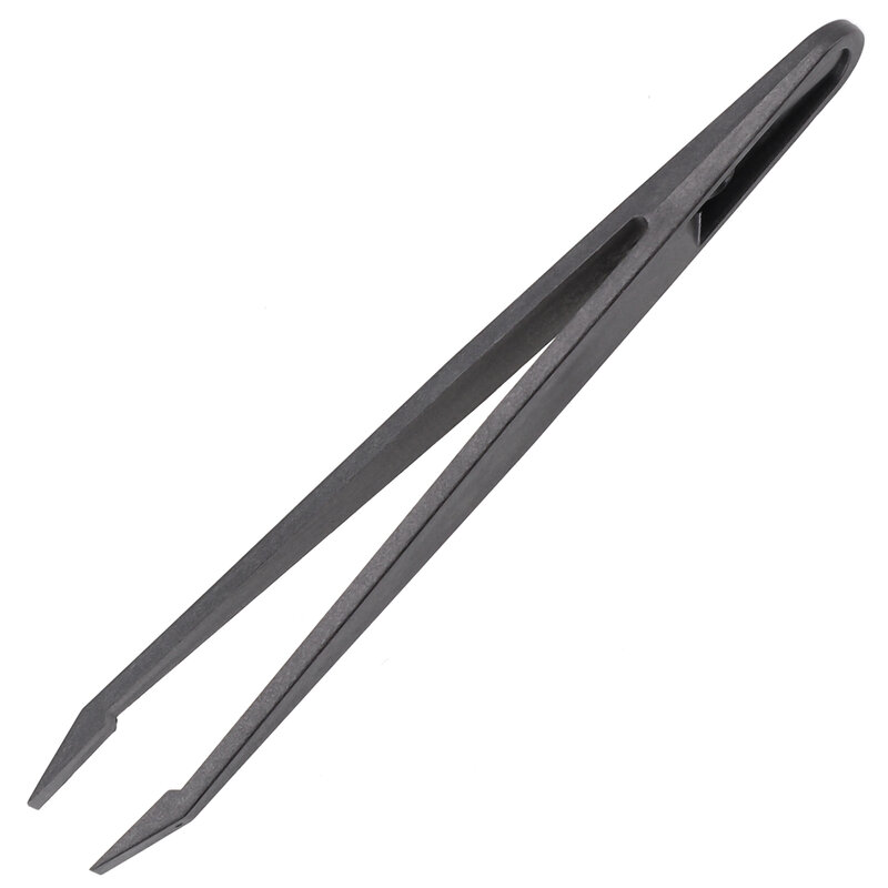 Repair Tool Tweezers Anti-Static Black Carbon Fiber Convenient Curved Tool Hand Tools High Grade Maintenance Durable
