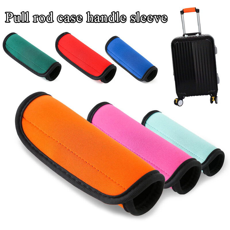 Comfortable Luggage Handle Wrap Grip Soft Neoprene Suitcase Grip Protective Luggage Bag Handle Wrap Cover For Travel Bag Luggage