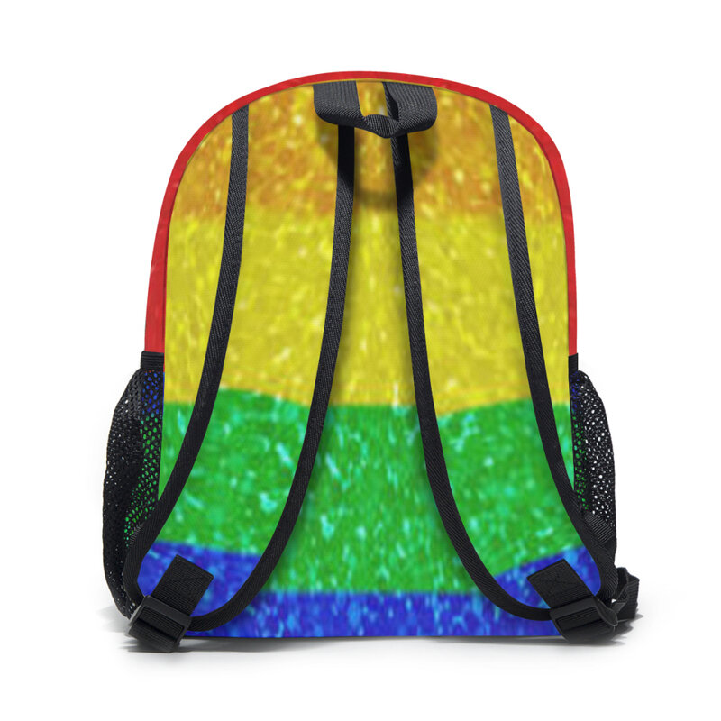 Детский рюкзак Радужный Флаг на текстуре из пенополистирола Детский Рюкзак Школьная Сумка для детского сада