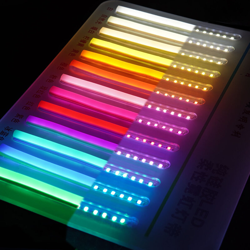 Bande néon en Silicone étanche IP67, 1m-20m, dc 12v, 6mm, 8mm, 12mm