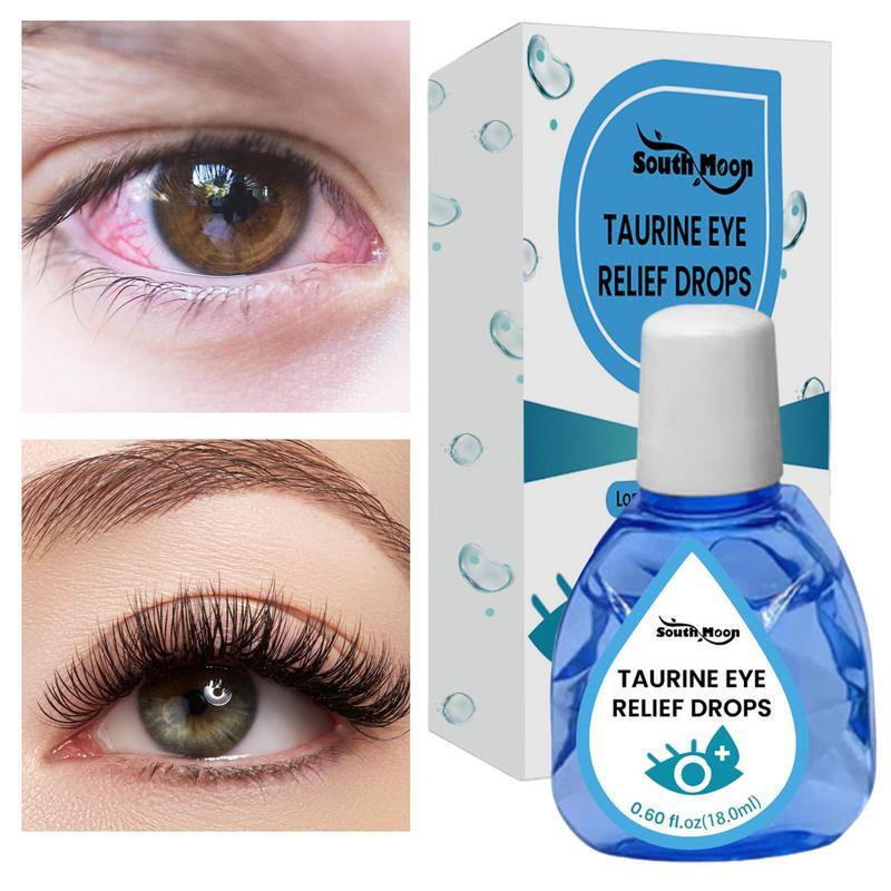 Gotas lubricantes para los ojos, productos para el cuidado de los ojos, fatiga, ojos secos, visión borrosa, 18ml