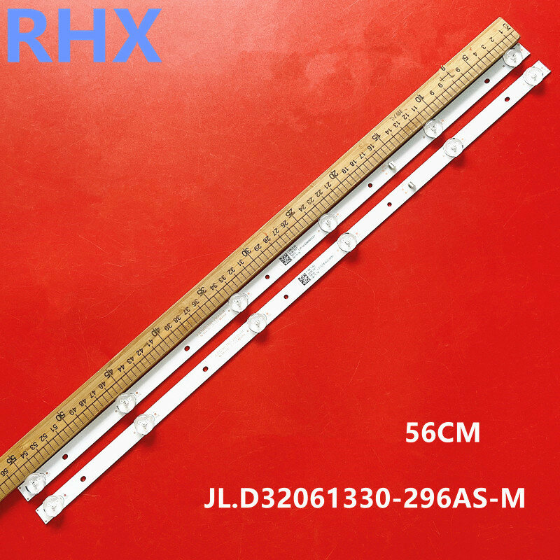 สำหรับ Panda 32C4A Light Bar DLED32BK 2X6 0002 32E66 JL.D32061330-296AS-M 56ซม.3V 6LED LED Backlight Strip 100% ใหม่