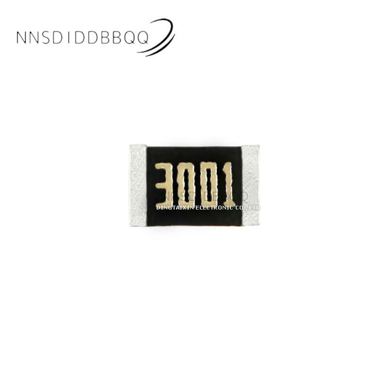 50 peças 0805 chip resistor 3kΩ (3001) ± 0.5% arg05dtc3001 smd resistor componentes eletrônicos