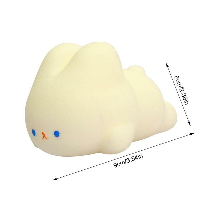 Novelty Rabbit Squeeze Toys Bunny Fidget Toy Creative Miniature Sensory Toys For Kid Adult