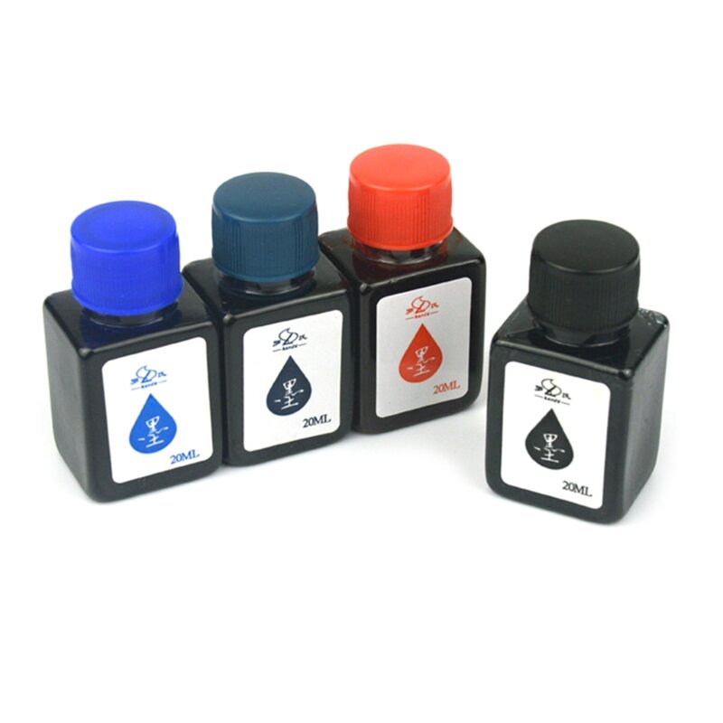16FB – bouteille d'encre pour stylo à 3 couleurs, stylo calligraphie disponible pour les étudiants