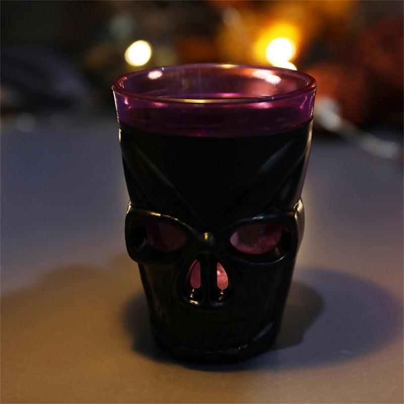 Lâmpada Crânio Criativo para Decoração de Bar, Criar uma Atmosfera, Horror Party Supplies, Popular e Acessível, 40g, 7*5.5cm