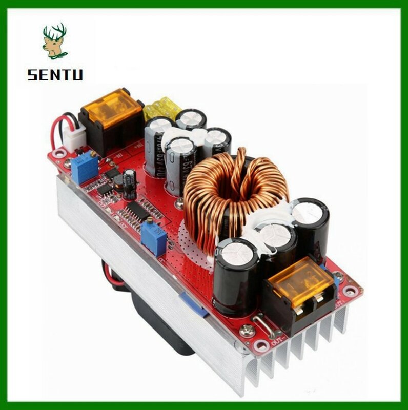 1800W 40A 1500W 30A 1200W 20A DC-DC Boost Converter Step Up Power Supply Module 10-60V to 12-90V adjustable voltage charger