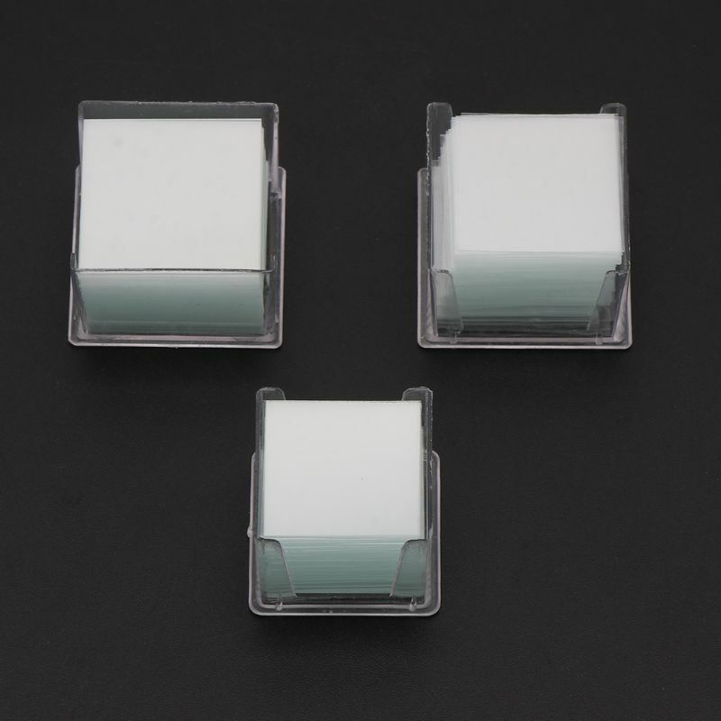 현미경 광학 기기용 투명 사각형 유리 슬라이드 커버 슬립, 100 개
