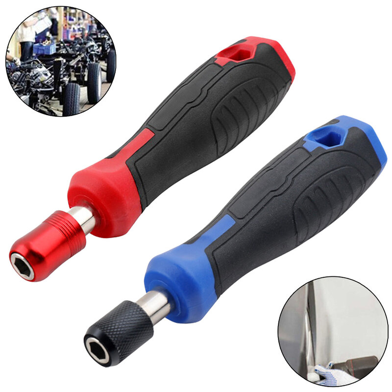 6.35mm Hex Self-locking Adapter Screwdriver Handle Screwdriver Bit Holder 5Inch Screwdriver Bit Holder Socket Wrench Tools
