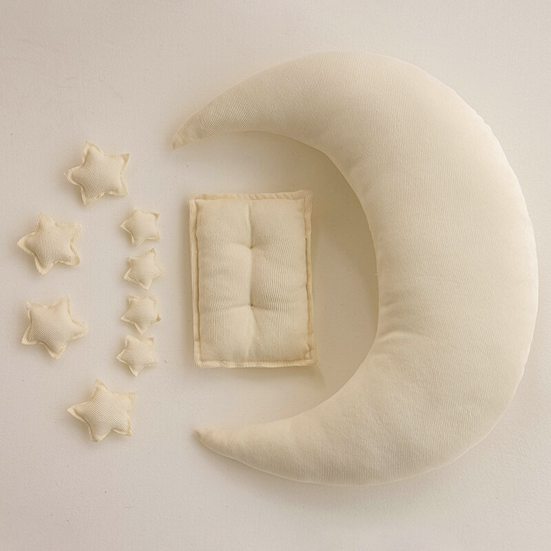 Декоративная подушка для фотосъемки новорожденных с изображением Луны