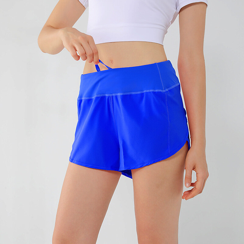 5-Farben-Shorts für Damen mit sportlichem Schwarz, Rot, Rose und Shorts