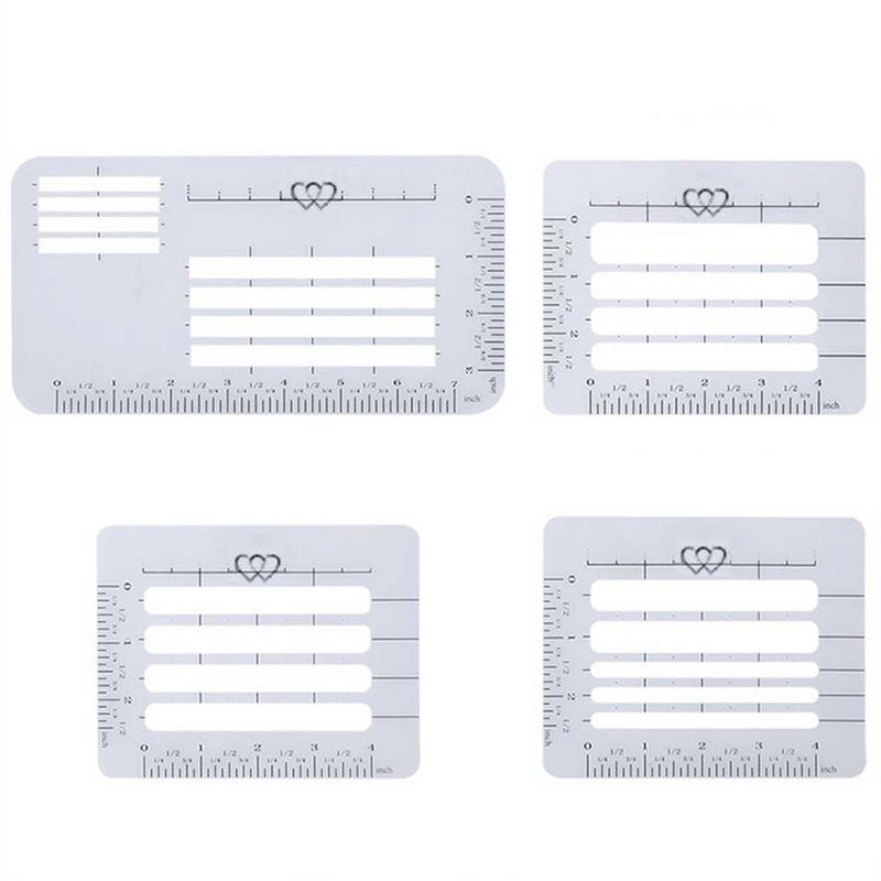 4pcs4 Style Envelope Address Guide Letter Templates Suitable For A Wide Range Of Envelope Painting Letter Card Templates