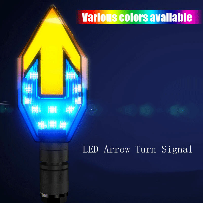 Indicatore di direzione per moto universale 2 pezzi LED 12v IP68 indicatore lampeggiante impermeabile lampeggiante lampada posteriore 150NK accessori