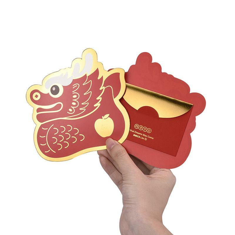 Red Envelopes 2024 Chinese Dragon Year Red Envelopes 6pcs Chinese Dragon Year Red Envelopes For Graduation Ceremonies Spring