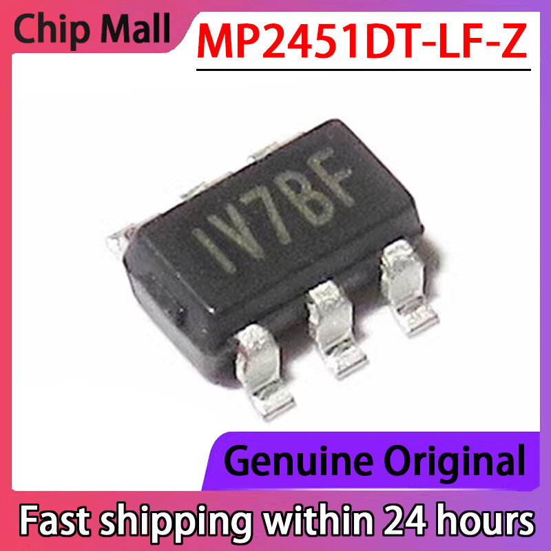10PCS New Original MP2451DT-LF-Z Screen Printed IV7** SOT23-6 Buck Converter DC-DC Chip