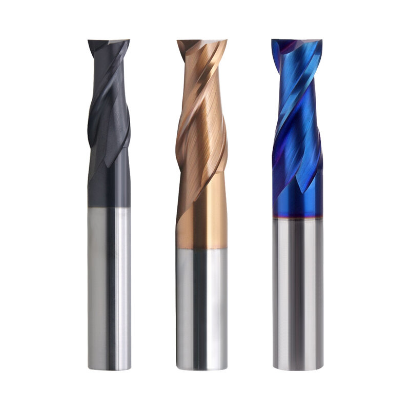 MZG HRC 45 55 65 2 Edge 4 Flute Square Milling Cutter Titanium Machining CNC Hard Alloy Carbide Tool Tungsten Steel End Mill