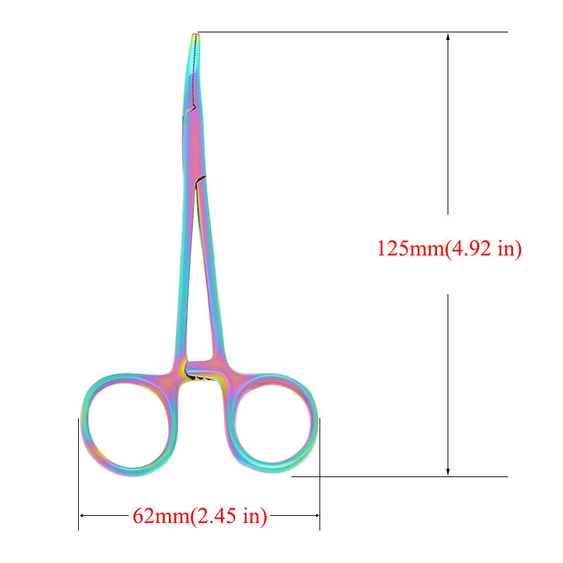 12.5cm New Animals Straight Curved Trauma Shears Pet Hemostat Forceps Dog Grooming Surgical Scissors Pet Cat Clamps D0001A