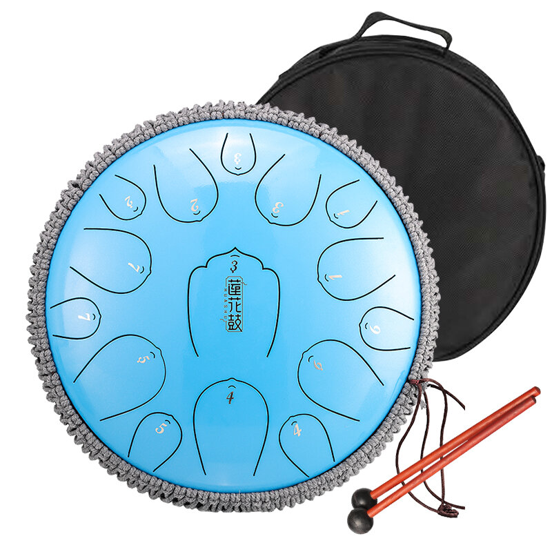 Hluru-Kit de tambor de lengua de acero, tanque Hanpan de 15 notas, 13 pulgadas, instrumentos musicales de alta calidad, THL15-13