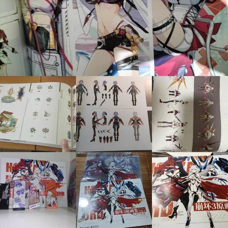 Genuine MiHoYo/Honkai Impact 3 Original Art Collection Official Game Meteor's Journey Kiana Cospaly Accessories Hot Anime Gift
