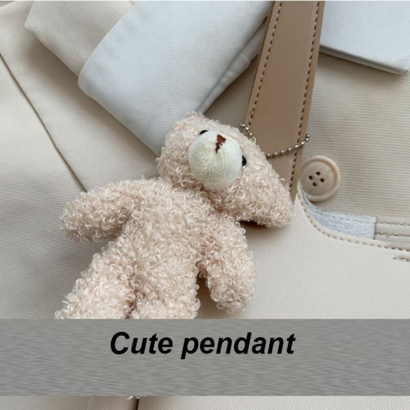대용량 숄더백, 다채로운 귀여운 내구성 핸드백, 곰 토트백 여행