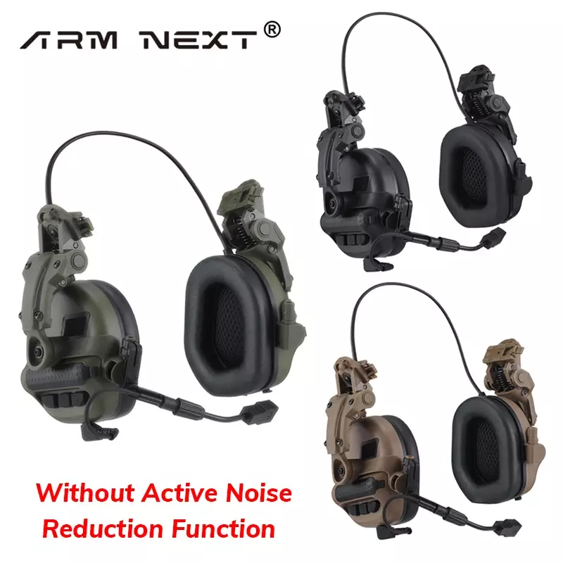 ARM NEXT Tactical Headset senza Pickup e Active Noise Reduction Helmet Version Shooting cuffie di comunicazione per auricolari