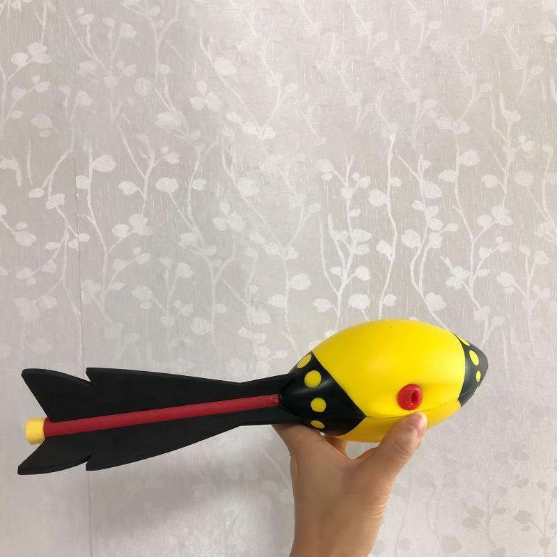 กลางแจ้งของเล่นเด็กโยน Rocket PU โฟมกลางแจ้งจรวดขีปนาวุธ Dart Toy ของขวัญสำหรับเด็กโยนขีปนาวุธจรวดมือโยนของเล่นเกม