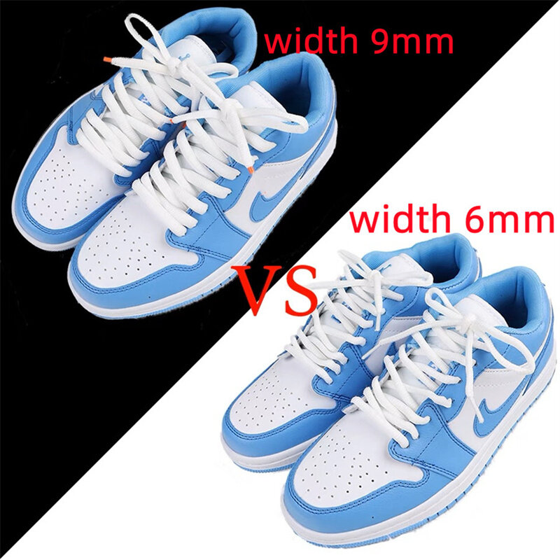 High Quality 9mm Bold Solid Semicircular Sports Shoelaces Women Men Sneakers Casual Basketball Shoe Laces Shoestrings 1 Pair