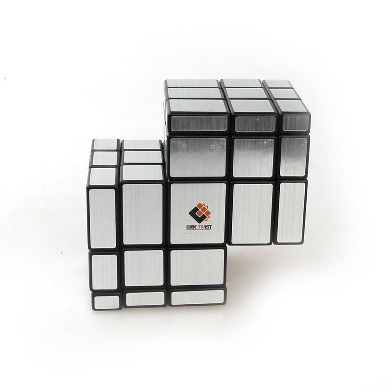 Double 3x3 Conjoined Mirror Face Magic Cube Speed Cube Puzzle Toy For Kids Boys Gift Magic Toys Brain Teasers  Kids Gifts