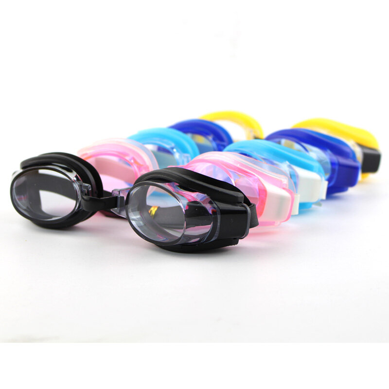 Kinderen Kids Tieners Verstelbare Zwembril Swim Eyewear Bril Brillen Sport Badmode W/Oordoppen & Nose Clip