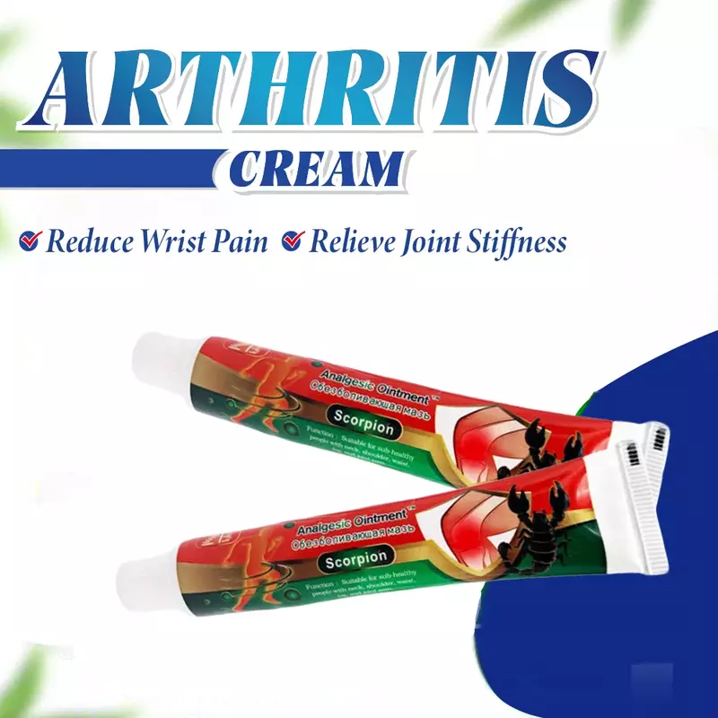 3PC Arthritis Treatment Cream Pain Relief Ointment Tenosynovitis Care Sports Support Cream Therapy Chinese Medicine Plaster Hand