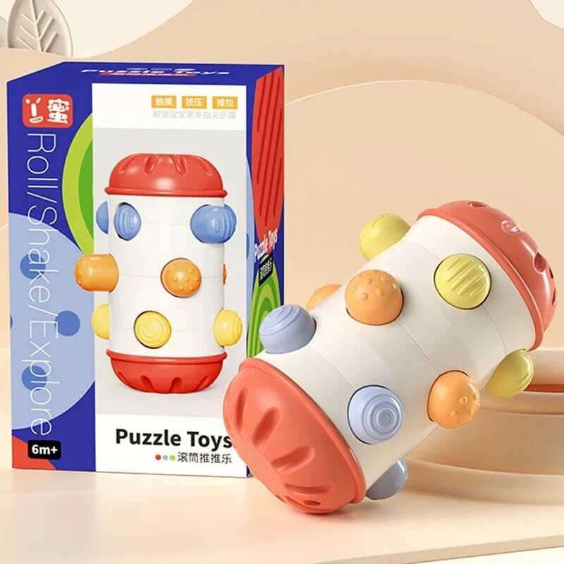 Baby Toys For Newborns And Toddlers Aged 0-1 Years Rolling Ball Rollers Pushing And Pushing Music Soothing And Puzzle Baby Toys
