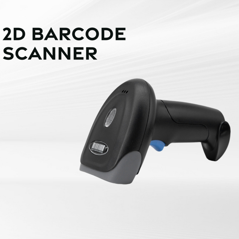 Ручной сканер штрих-кода U26, 1D/2D, USB, 2,4G, CMOS