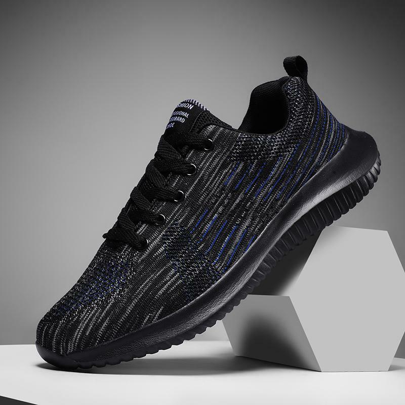 Men's Shoes Fall 2023 New Breathable Youth Running Leisure Fly Woven Mesh Shoes Running Shoes Travel Fashionable Sports Shoes