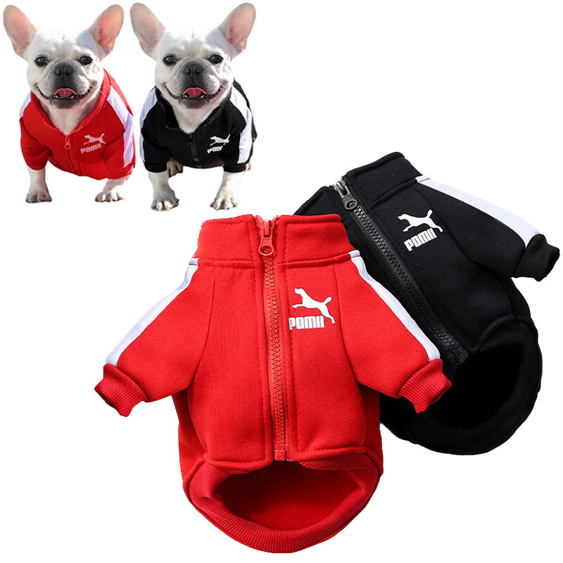 Baseball kurtka dla psa zima pies ubrania dla małych średnich psów szczeniak zwierze domowe kamizelka buldog francuski bluza kostium dla psa Chihuahua mops płaszcz