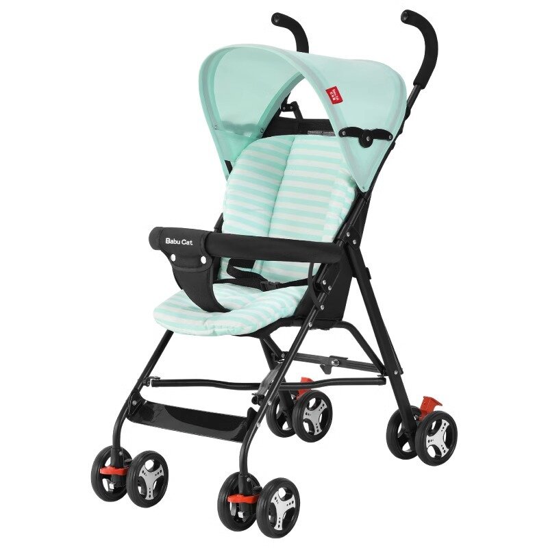 Cochecito de bebé ultraligero, carrito con paraguas portátil, ligero y fácil de sentarse