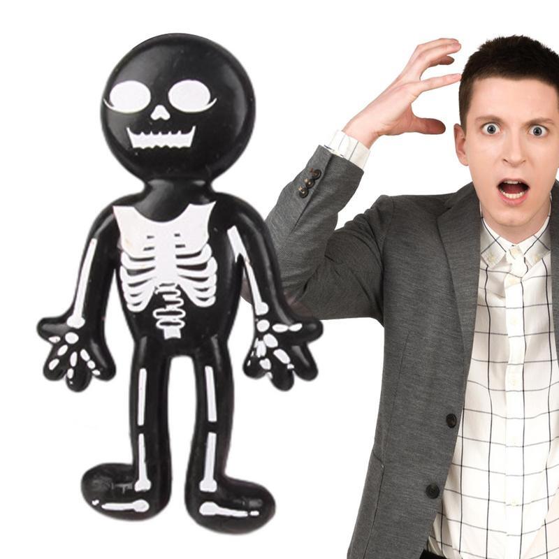 Zacht Skelet Stressvermindering Knijp Speelgoed Veilig Halloween Feest Gunst Spookmodellen Decoraties Voor Alle Kinderen En Volwassenen Stress Behoeften