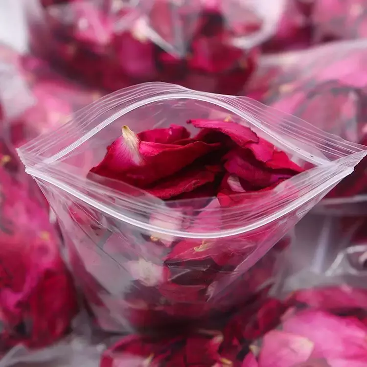 Pétalas de rosas secas para massageador corporal, flor natural, flor seca, spa, chuveiro de clareamento, banho, aliviar perfumado, 1 pacote