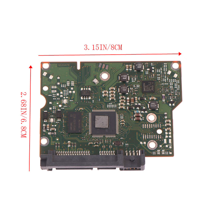 กระดานลอจิก PCB HDD ซี100687658 REV, 100687658 REV B / 1332 / ST3000DM001 , ST1000DM003 , ST2000DM001